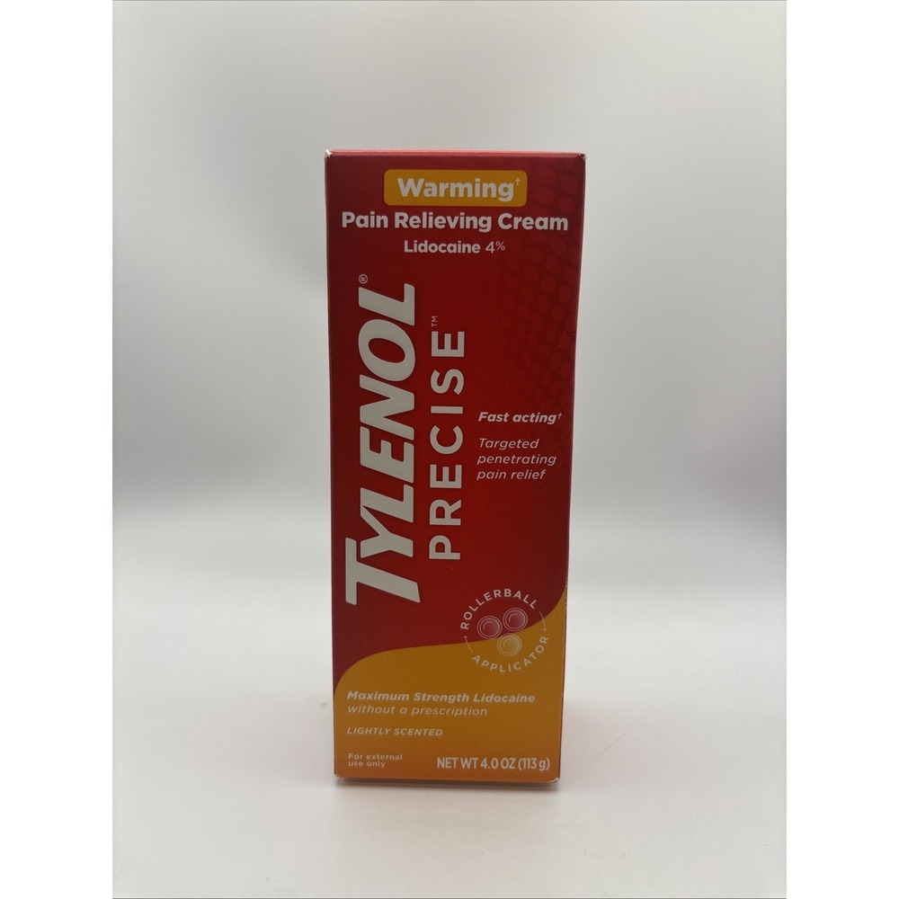 Tylenol Precise Warming Pain Relieving Cream 4oz - Exp 03/2026